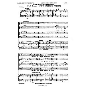 Novello And the Glory of the Lord (from Messiah) SATB Composed by George Frideric Handel