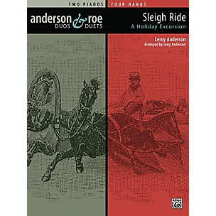 Alfred Anderson & Roe: Sleigh Ride Advanced Piano Duo