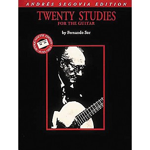 Edward B. Marks Music Company Andres Segovia 20 Studies for Guitar Transcribed Book