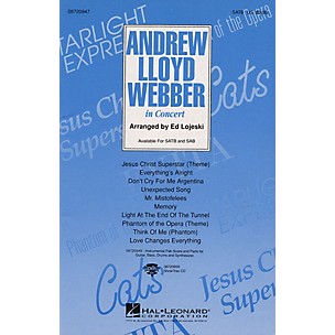 Hal Leonard Andrew Lloyd Webber in Concert (Medley) SAB Arranged by Ed Lojeski