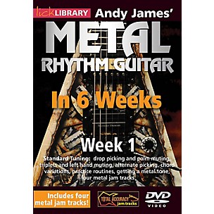 Licklibrary Andy James' Metal Rhythm Guitar in 6 Weeks (Week 1) Lick Library Series DVD Performed by Andy James