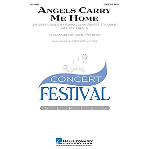 Hal Leonard Angels Carry Me Home (Medley) SATB arranged by John Purifoy