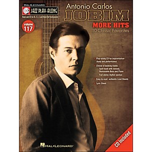 Hal Leonard Antonio Carlos Jobim: More Hits - Jazz Play-Along Volume 117 (CD/Pkg)