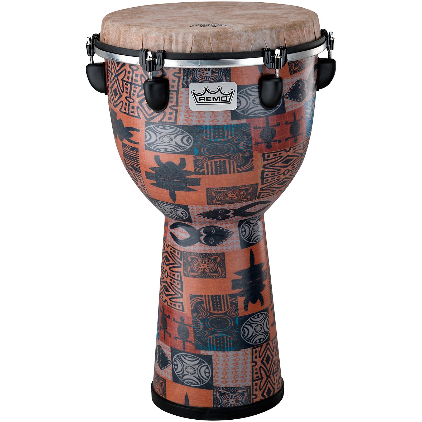 Djembe　ジャンベ　remo 12インチ Mondo Djembe Drum - Multi-Mask, 12