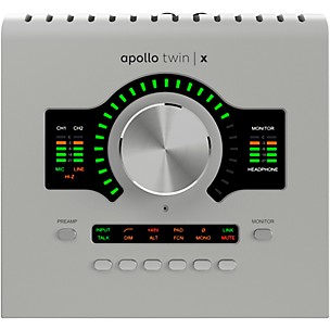 Universal Audio Apollo Twin X QUAD 10x6 Gen 2 Thunderbolt 3 Audio Interface