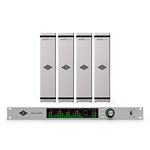 Universal Audio Apollo X16D Ultimate 18x20 TB Audio Interface Dante With Four Apollo e1x Remote-Controllable Unison Preamps