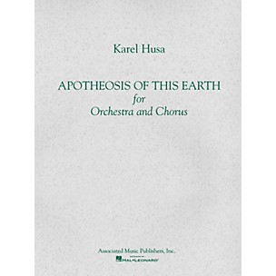 Associated Apotheosis of This Earth (Full Score) Study Score Series Composed by Karel Husa