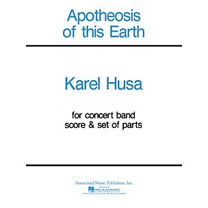 Associated Apotheosis of This Earth (Score and Parts) Concert Band Level 4-5 Composed by Karel Husa