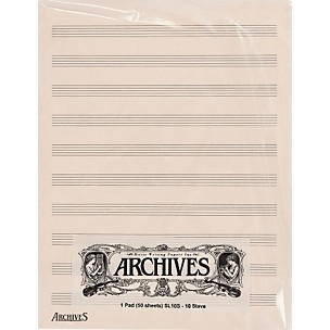 Archives Archives 10 Stave 50 Sheet