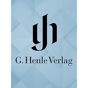 G. Henle Verlag Arias and Scenes with Orchestra, 1. Series Henle Edition Series Hardcover