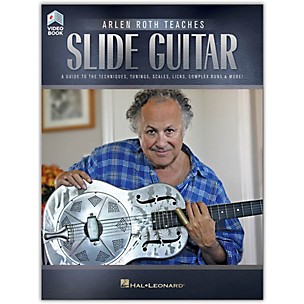 Hal Leonard Arlen Roth Teaches Slide Guitar - A Guide to the Techniques, Tunings, Scales, & More!  Book/Video Online