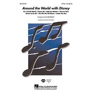 Hal Leonard Around the World with Disney 3-Part Mixed Arranged by Alan Billingsley