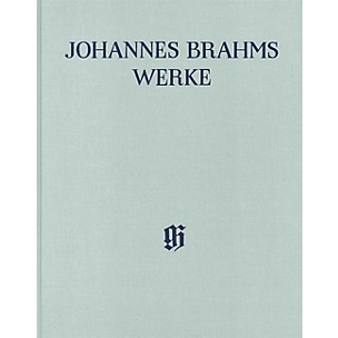 G. Henle Verlag Arrangements of Works by Other Composers for 1 or 2 Pa 4-Hands Henle Complete Hardcover by Brahms