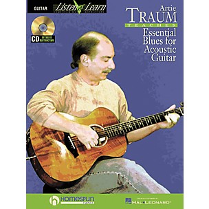 Homespun Artie Traum Teaches Essential Blues for Acoustic Guitar (Book/CD)