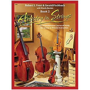 KJOS Artistry In Strings 2 Book/CD Cello Book