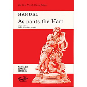 Novello As Pants the Hart SATB Written by George Frideric Handel