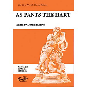 Novello As Pants the Hart (Vocal Score) SATB Composed by George Frideric Handel