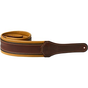 Taylor Ascension 3" Black/Butterscotch Leather Strap