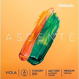 D'Addario Ascente Viola String Set, Medium Tension