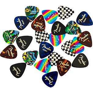 Fender Assorted Pattern Celluloid Guitar Picks