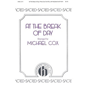 Hinshaw Music At the Break of Day (Logo de Manha) SATB arranged by Michael Cox