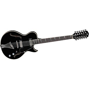 Luna Guitars Athena 12-String Semi-Hollowbody Electric Guitar