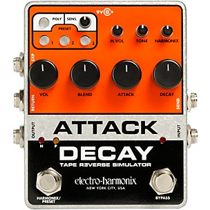 Electro-Harmonix Attack Decay Effects Pedal