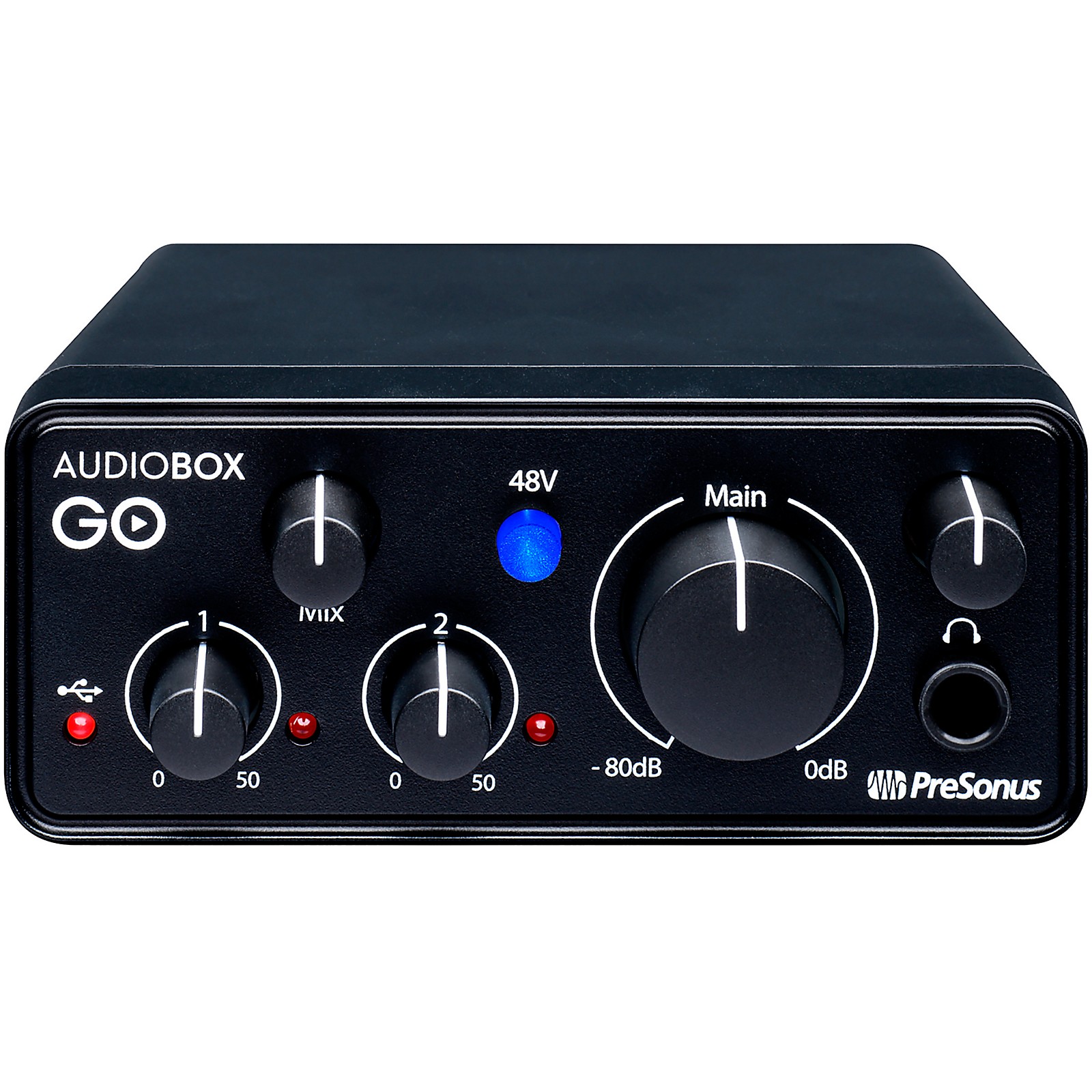 PreSonus PreSonus AudioBox GO Ultra-Compact Mobile 2x2 USB Audio Interface