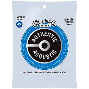 Martin Authentic Acoustic Phosphor Bronze Medium Bass Strings