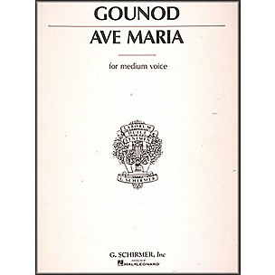 G. Schirmer Ave Maria In E Flat for Medium Voice By Bach / Gounod