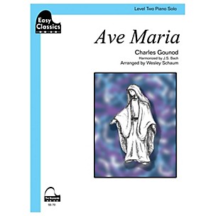 Schaum Ave Maria (gounod-bach) Educational Piano Series Softcover