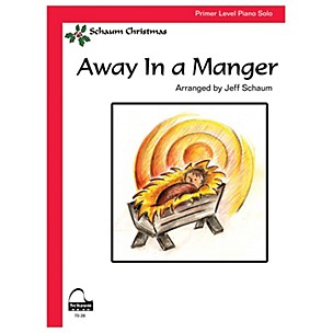 Schaum Away In A Manger Educational Piano Series Softcover