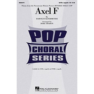 Hal Leonard Axel F (from Beverly Hills Cop) TTBB A Cappella Arranged by Deke Sharon