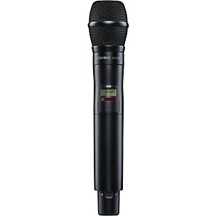 Shure Axient Digital AD2/K9HSB Wireless Handheld Microphone Transmitter With KSM9HS Capsule in Black