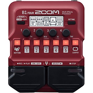 Zoom B1 FOUR Bass Multi-Effects Processor