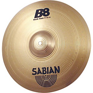 Sabian B8 Rock Hi-Hat Cymbals 14"