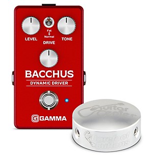 GAMMA BACCHUS Dynamic Driver Effects Pedal With Free Barefoot Button Guitar Center Standard Footswitch Cap