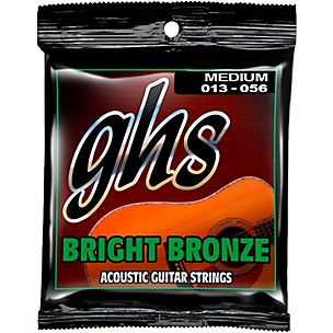 GHS BB40M 80/20 Bronze Medium Acoustic Guitar Strings