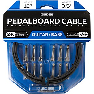BOSS BCK-12 Pedalboard Cable Kit, 12 Connectors