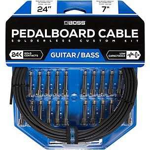 BOSS BCK-24 Pedalboard Cable Kit, 24 Connectors