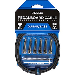 Boss BCK-6 Pedalboard Cable Kit, 6 Connectors
