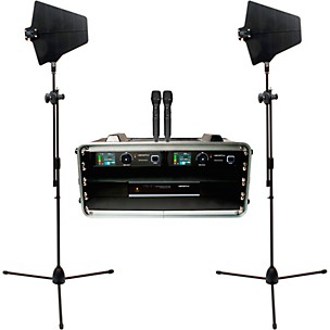 VocoPro BENCHMARK-DUAL-HH 2-Channel True Diversity Handheld Microphone System 902-927.2mHz