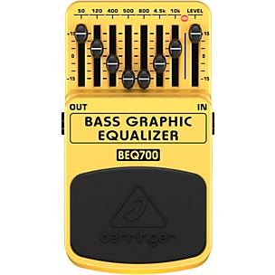 Behringer BEQ700 Bass Graphic Equalizer Pedal
