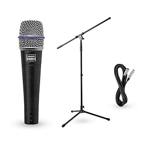 Shure BETA 57A Dynamic Mic With Cable and Stand