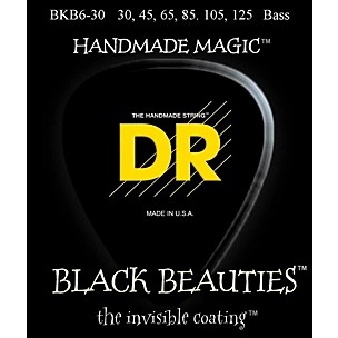 DR Strings BKB6-30 Black Beauty 6-String Bass Strings