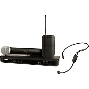 Shure BLX1288 Combo System With PGA31 Headset Microphone and PG58 Handheld Microphone