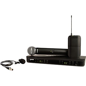 Shure BLX1288/W85 Wireless Combo System With SM58 Handheld and WL185 Lavalier
