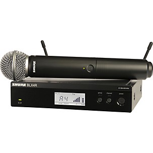 Shure BLX24R/SM58 Wireless System With Rackmountable Receiver and SM58 Microphone Capsule