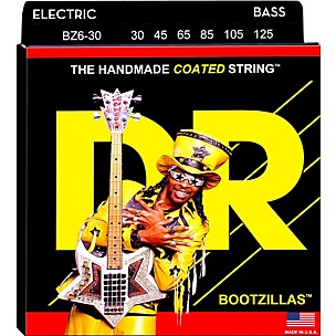 DR Strings BOOTZILLA SIGNATURE 6 STRING BASS MEDIUM .125 LOW B (30-125)