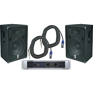 Yamaha BR15 / P2500S Speaker & Amp Package